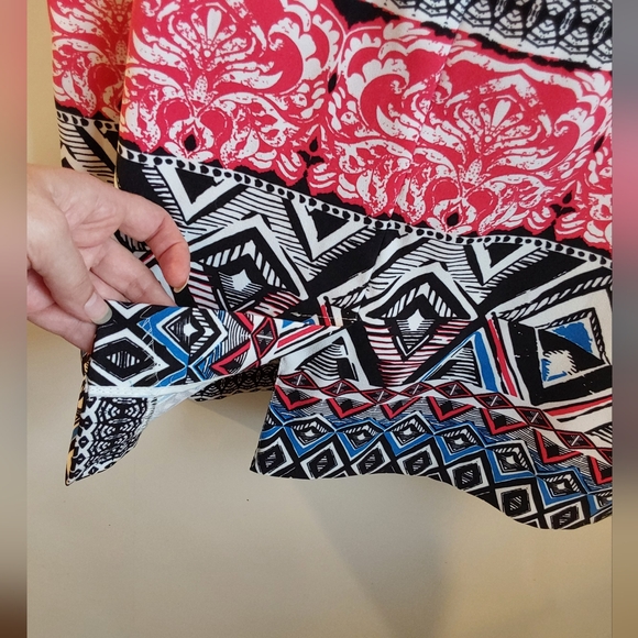 Mario Serrani Italy Geometric Print Sheath Dress - Picture 8 of 13